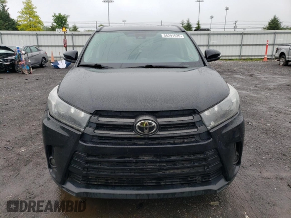 2019 Toyota Highlander SE z VIN 5TDJZRFH7KS577863, wystawiony jako Copart lot #58291535 z przebiegiem 50 981 mil mil oraz Czysty tytuł • Clean title. Historia ofert i sprzedaży dostępna na DreamBid. Obrazek 5.