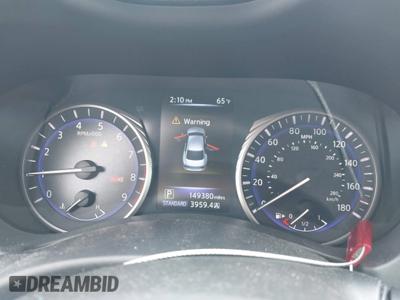 2014 Infiniti Q50 Sport with VIN JN1BV7AR3EM684464, listed as a IAAI auction lot 42449389 with 149,380 mi miles and . Bid and sale history available at DreamBid. Image 7.