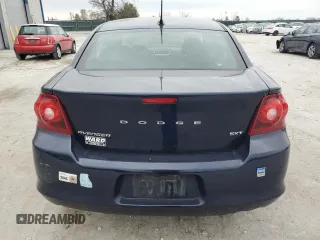 2014 Dodge Avenger SXT with VIN 1C3CDZCB4EN163493, listed as a Copart auction lot 82009014 with 103,428 mi miles and Salvage title. Bid and sale history available at DreamBid. Image 6.