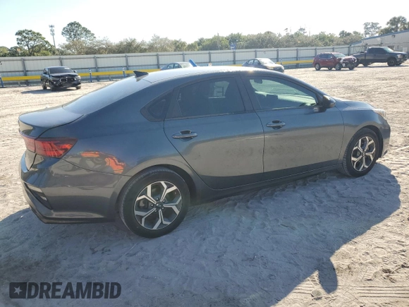 2021 Kia Forte FE with VIN 3KPF24AD1ME367676, listed as a Copart auction lot 43398475 with 46,697 mi miles and Salvage Title. Bid and sale history available at carsss.com. Image 3.