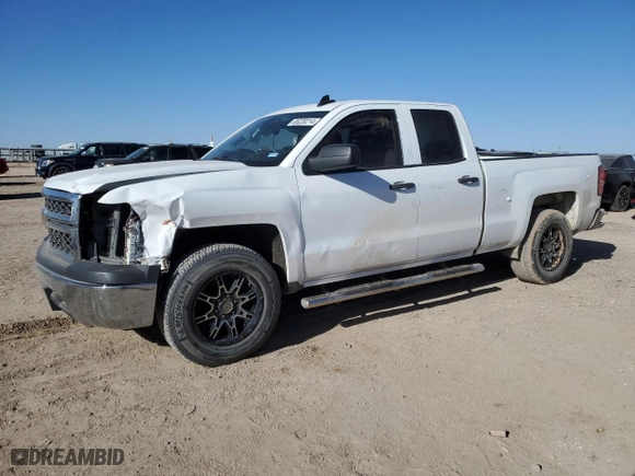 2015 Chevrolet Silverado 1500 LS with VIN 1GCRCPEC8FZ392689, listed as a Copart auction lot 85220214 with 318,185 mi miles and Salvage Title. Bid and sale history available at carsss.com. Image 1.