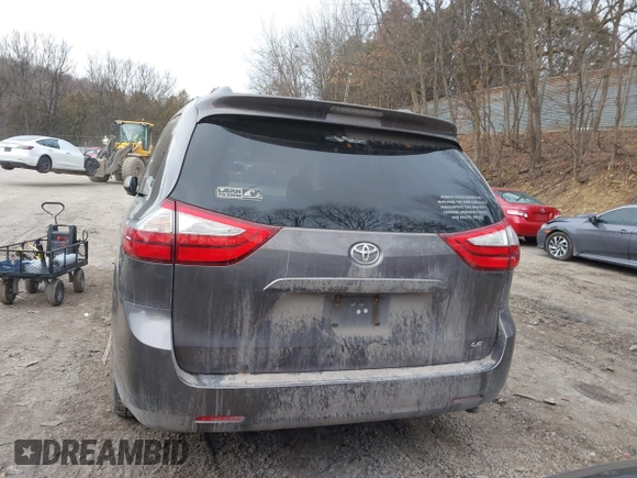 2015 Toyota Sienna LE AAS with VIN 5TDKK3DC6FS528608, listed as a IAAI auction lot 41492955 with 137,853 mi miles and . Bid and sale history available at DreamBid. Image 17.