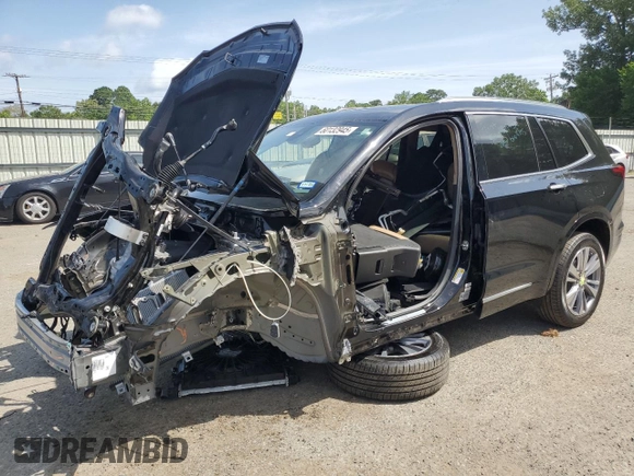 2024 Cadillac XT6 Premium Luxury with VIN 1GYKPFRSXRZ753789, listed as a Copart auction lot 60132945 with Not provided miles and Salvage title. Bid and sale history available at DreamBid. Image 1.