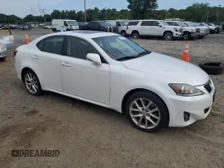 2012 Lexus IS 350 with VIN JTHCE5C20C5002247, listed as a Copart auction lot 65723745 with 211,445 mi miles and Clean title. Bid and sale history available at DreamBid. Image 4.