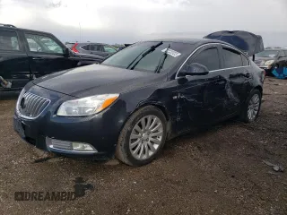2011 Buick Regal CXL RL1 with VIN W04GN5EC6B1119355, listed as a Copart auction lot 86077554 with 0 mi miles and Salvage Title. Bid and sale history available at carsss.com. Image 1.