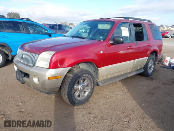 2005 Mercury Mountaineer Convenience z VIN 4M2ZU86W75UJ06221, wystawiony jako IAAI lot #41353579 z przebiegiem 198 754 mil mil oraz . Historia ofert i sprzedaży dostępna na DreamBid. Obrazek 2.