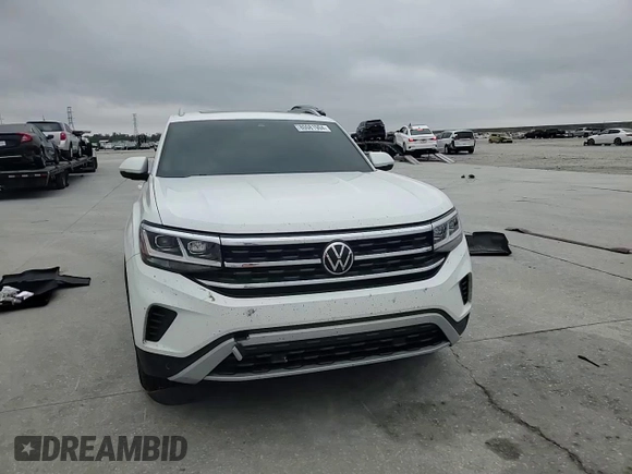 2022 Volkswagen Atlas SEL with VIN 1V2BP2CA2NC517941, listed as a Copart auction lot 80081904 with 51,766 mi miles and Salvage title. Bid and sale history available at DreamBid. Image 12.