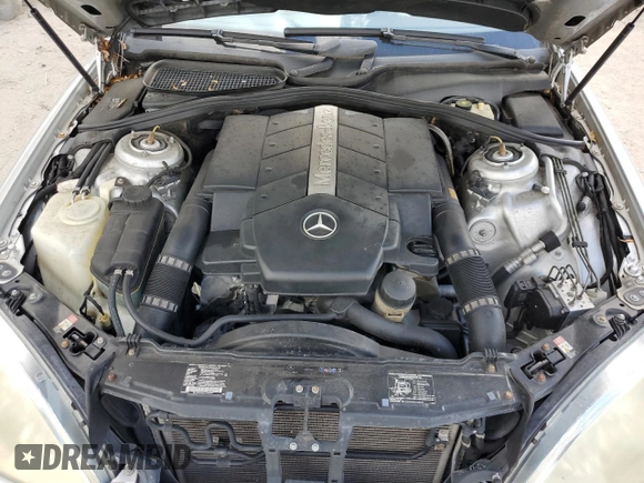 2003 Mercedes-Benz S-Class 5.0L with VIN WDBNG75J13A326110, listed as a Copart auction lot 80086494 with 0 mi miles and Salvage Title. Bid and sale history available at carsss.com. Image 11.
