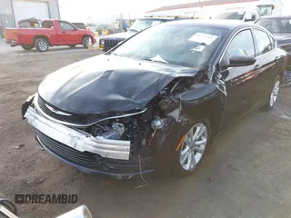2015 Chrysler 200 Limited with VIN 1C3CCCABXFN738703, listed as a IAAI auction lot 41774214 with 222,547 mi miles. Bid and sale history available at carsss.com. Image 6.
