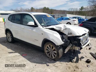 2017 BMW X3 xDrive28i with VIN 5UXWX9C57H0T04700, listed as a Copart auction lot 51988925 with 121,499 mi miles and Salvage Title. Bid and sale history available at DreamBid. Image 4.