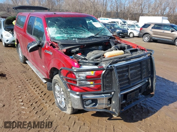 2016 Ford F-150 XLT with VIN 1FTFX1EG3GFD41711, listed as a IAAI auction lot 41639232 with 41,426 mi miles. Bid and sale history available at carsss.com. Image 6.