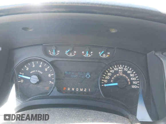 2014 Ford F-150 XL with VIN 1FTFW1EF6EKD72191, listed as a IAAI auction lot 41775271 with 72,945 mi miles. Bid and sale history available at carsss.com. Image 7.
