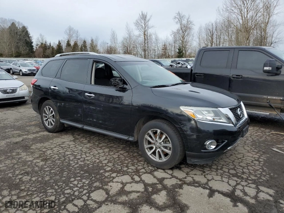 2015 Nissan Pathfinder S with VIN 5N1AR2MM8FC656503, listed as a Copart auction lot 46311115 with 118,320 mi miles and Salvage Title. Bid and sale history available at carsss.com. Image 4.