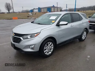 2020 Chevrolet Equinox LT with VIN 3GNAXKEVXLL187049, listed as a IAAI auction lot 41459248 with 59,291 mi miles. Bid and sale history available at carsss.com. Image 2.