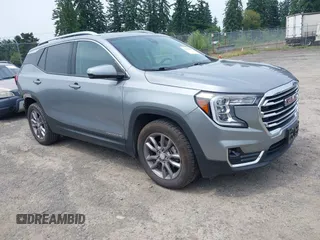 2023 GMC Terrain SLT with VIN 3GKALVEG8PL198598, listed as a IAAI auction lot 42588205 with 48,823 mi miles and . Bid and sale history available at DreamBid. Image 1.
