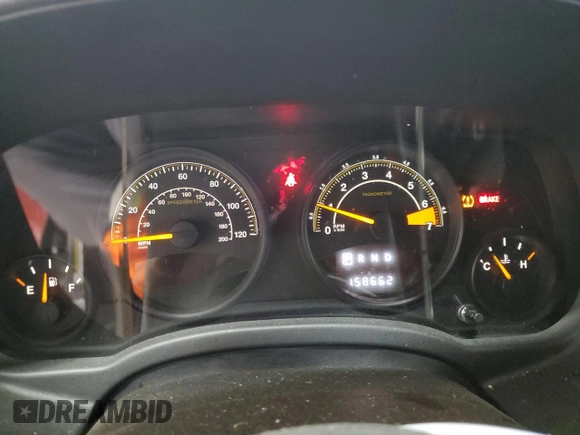 2016 Jeep Compass Sport with VIN 1C4NJCBA8GD611987, listed as a Copart auction lot 62491265 with 158,662 mi miles and Salvage title. Bid and sale history available at DreamBid. Image 9.