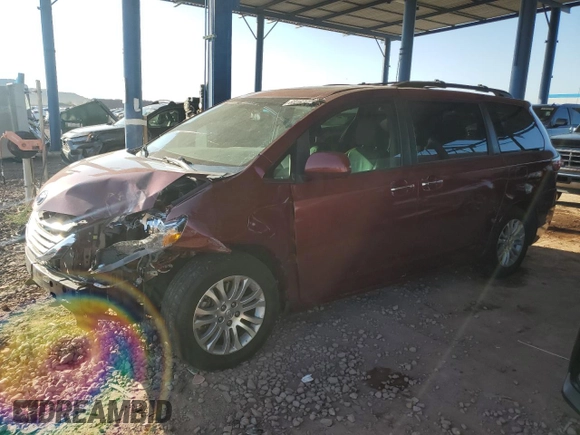 2017 Toyota Sienna XLE Auto Access Seat z VIN 5TDYZ3DCXHS829259, wystawiony jako Copart lot #60167795 z przebiegiem 52 444 mil mil oraz Szkoda całkowita • Salvage title. Historia ofert i sprzedaży dostępna na DreamBid. Obrazek 1.
