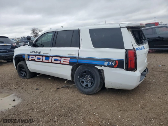 2016 Chevrolet Tahoe Commercial with VIN 1GNLCDEC5GR329224, listed as a Copart auction lot 44264475 with 0 mi miles and Salvage Title. Bid and sale history available at carsss.com. Image 2.