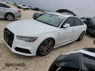 2018 Audi S6 Prestige with VIN WAUHFAFC0JN070222, listed as a Copart auction lot 42734155 with 29,456 mi miles and Salvage Title. Bid and sale history available at carsss.com. Image 1.