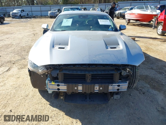 2022 Ford Mustang EcoBoost with VIN 1FA6P8TH6N5140060, listed as a IAAI auction lot 41265911 with 32,532 mi miles. Bid and sale history available at carsss.com. Image 6.