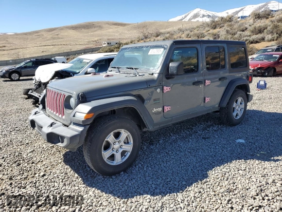 2021 Jeep Wrangler Unlimited 80th Anniversary with VIN 1C4HJXDN8MW630849, listed as a Copart auction lot 50433935 with 84,796 mi miles and Salvage title. Bid and sale history available at DreamBid. Image 1.