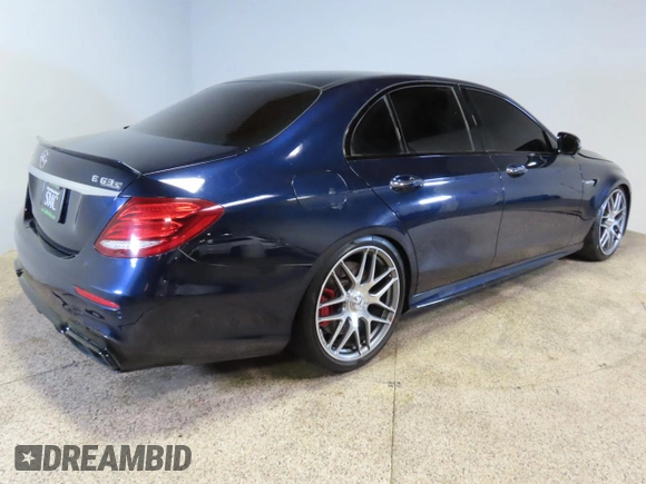 2020 Mercedes-Benz E-Class AMG E 63 S with VIN WDDZF8KB2LA742892, listed as a Copart auction lot 41627755 with 81,262 mi miles and Salvage Title. Bid and sale history available at carsss.com. Image 9.