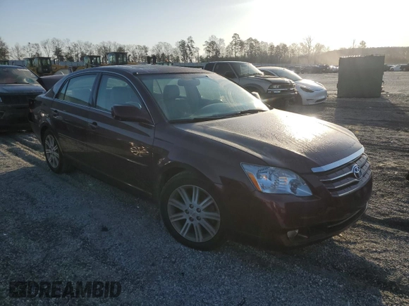 2007 Toyota Avalon XL with VIN 4T1BK36B07U197375, listed as a Copart auction lot 50163585 with 80,143 mi miles and Clean Title. Bid and sale history available at carsss.com. Image 4.