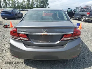 2013 Honda Civic LX z VIN 19XFB2F52DE232289, wystawiony jako Copart lot #60926785 z przebiegiem 134 266 mil mil oraz Szkoda całkowita • Salvage title. Historia ofert i sprzedaży dostępna na DreamBid. Obrazek 6.