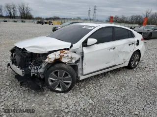 2017 Hyundai Ioniq Hybrid Limited with VIN KMHC05LC5HU025914, listed as a Copart auction lot 88855525 with NaN miles and Clean Title. Bid and sale history available at carsss.com. Image 1.