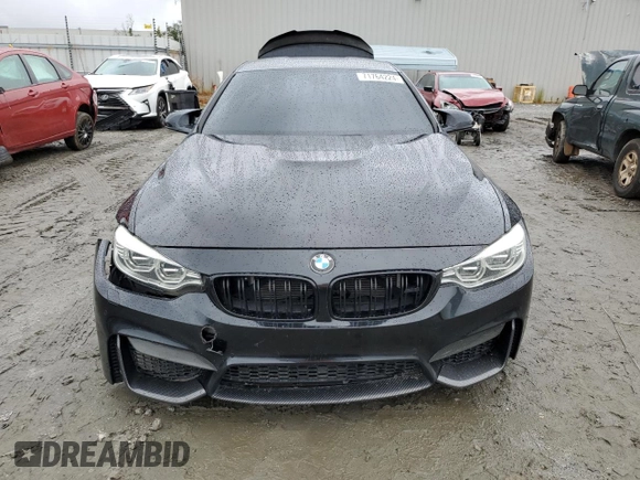 2015 BMW M4 with VIN WBS3R9C51FK330380, listed as a Copart auction lot 71764224 with 126,040 mi miles and Salvage Title. Bid and sale history available at carsss.com. Image 5.