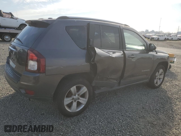 2016 Jeep Compass 75th Anniversary with VIN 1C4NJCBB4GD678224, listed as a Copart auction lot 42440875 with 167,050 mi miles and Salvage Title. Bid and sale history available at carsss.com. Image 3.