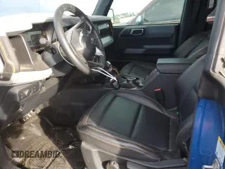 2021 Ford Bronco with VIN 1FMEE5DP9MLA96464, listed as a Copart auction lot 43830135 with 5,211 mi miles and Salvage Title. Bid and sale history available at DreamBid. Image 7.