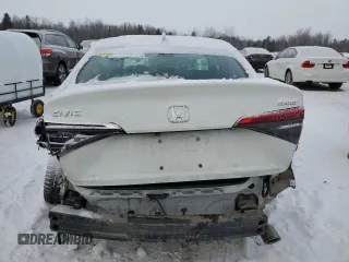 2022 Honda Civic Sedan Sport with VIN 2HGFE2F53NH126982, listed as a Copart auction lot 85894254 with 55,382 mi miles and Salvage Title. Bid and sale history available at carsss.com. Image 6.