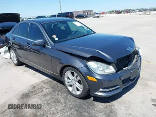 2013 Mercedes-Benz C-Class C 250 Sport with VIN WDDGF4HB5DR273971, listed as a IAAI auction lot 41984925 with 155,954 mi miles. Bid and sale history available at carsss.com. Image 1.