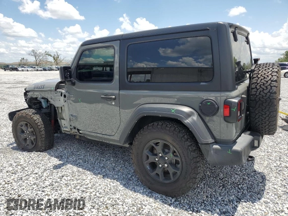 2022 Jeep Wrangler Willys Sport with VIN 1C4GJXANXNW210785, listed as a Copart auction lot 59355275 with 25,887 mi miles and Salvage title. Bid and sale history available at DreamBid. Image 2.