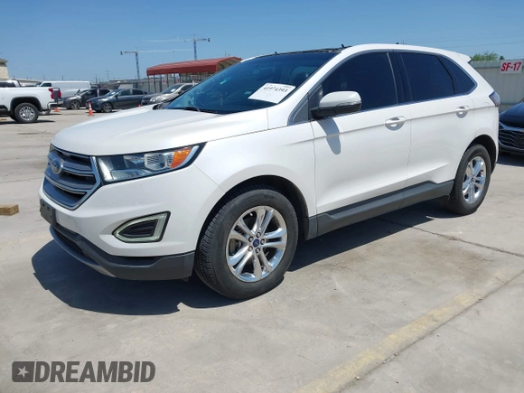 2015 Ford Edge SEL with VIN 2FMTK3J97FBC16209, listed as a IAAI auction lot 41974393 with 129,608 mi miles. Bid and sale history available at carsss.com. Image 18.