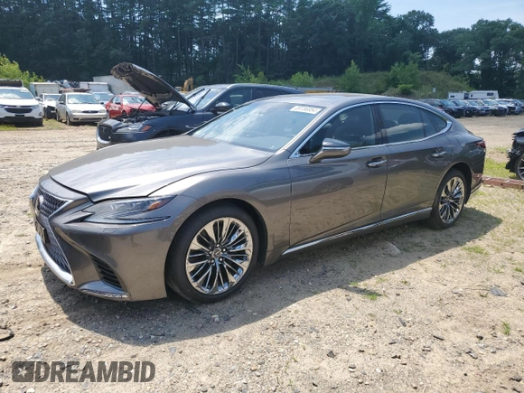 2019 Lexus LS 500 with VIN JTHC51FF7K5007211, listed as a Copart auction lot 59156954 with Not provided miles and Salvage title. Bid and sale history available at DreamBid. Image 1.