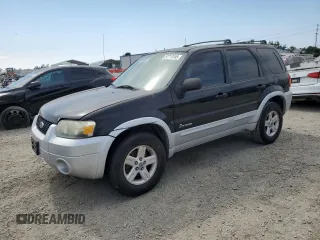 2006 Ford Escape Hybrid z VIN 1FMCU95H46KA58237, wystawiony jako Copart lot #57710345 z przebiegiem 185 313 mil mil oraz Czysty tytuł • Clean title. Historia ofert i sprzedaży dostępna na DreamBid. Obrazek 1.