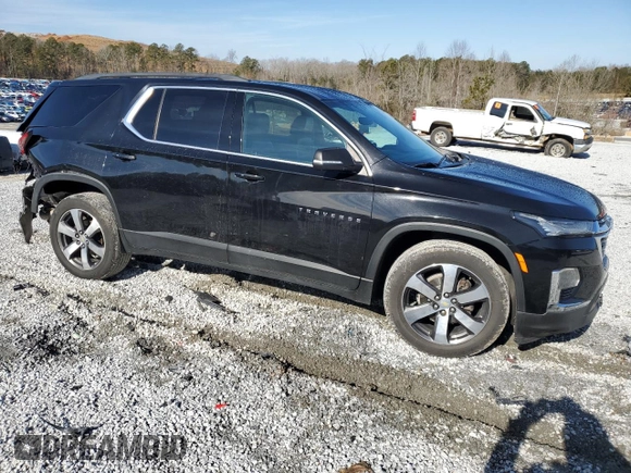 2022 Chevrolet Traverse LT Leather with VIN 1GNERHKW0NJ106386, listed as a Copart auction lot 42732475 with 75,653 mi miles and Salvage Title. Bid and sale history available at carsss.com. Image 4.