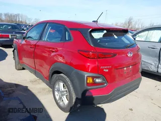 2021 Hyundai Kona SE with VIN KM8K12AA7MU645814, listed as a IAAI auction lot 41852932 with 85,044 mi miles and . Bid and sale history available at DreamBid. Image 3.