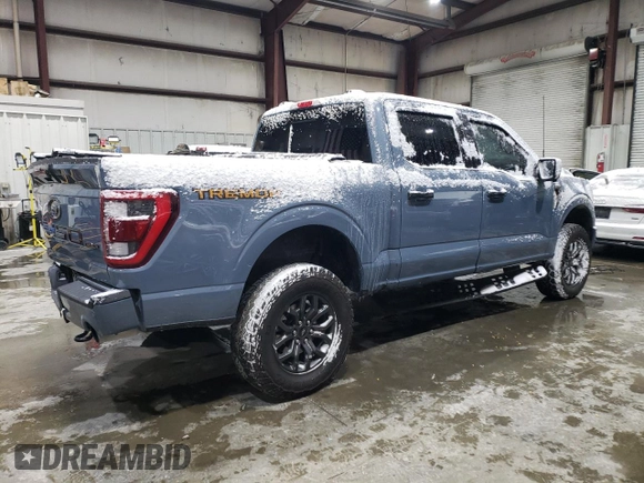 2023 Ford F-150 XL with VIN 1FTEW1E88PFB86418, listed as a Copart auction lot 41494455 with 37,292 mi miles and Salvage title. Bid and sale history available at DreamBid. Image 3.