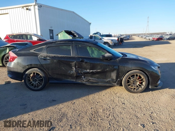 2019 Honda Civic Sedan Sport with VIN 2HGFC2F85KH550529, listed as a IAAI auction lot 41293816 with 44,584 mi miles. Bid and sale history available at carsss.com. Image 13.