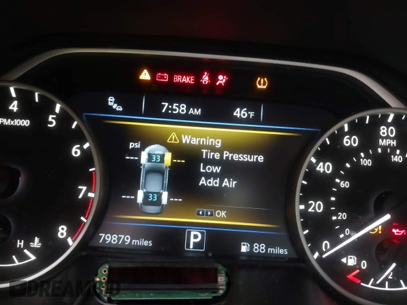 2021 Nissan Maxima Platinum с VIN 1N4AA6FV9MC507478, выставлен на аукционе IAAI как лот 41653535 с пробегом 79 879 миль миль и . История ставок и продаж доступна на DreamBid. Изображение 7.