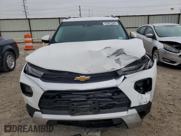 2021 Chevrolet TrailBlazer LT with VIN KL79MPSLXMB056305, listed as a Copart auction lot 47887564 with Not Provided miles and . Bid and sale history available at DreamBid. Image 5.