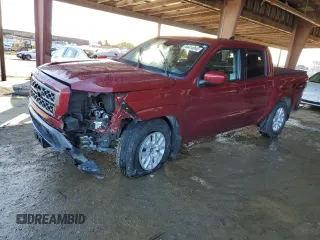 2022 Nissan Frontier SV with VIN 1N6ED1EJ7NN626279, listed as a Copart auction lot 44414945 with 44,233 mi miles and Salvage Title. Bid and sale history available at carsss.com. Image 1.