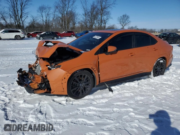 2022 Subaru WRX Limited with VIN JF1VBAL61N9017890, listed as a Copart auction lot 45229045 with 19,608 mi miles and Salvage Title. Bid and sale history available at carsss.com. Image 1.