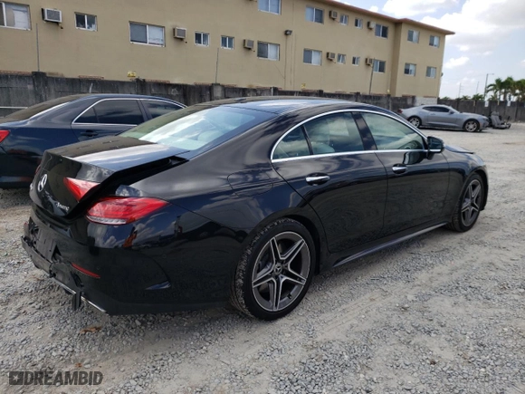 2020 Mercedes-Benz CLS with VIN WDD2J5KB8LA051655, listed as a Copart auction lot 42011193 with 18,558 mi miles. Bid and sale history available at carsss.com. Image 3.