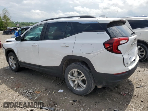 2022 GMC Terrain SLE z VIN 3GKALTEV3NL128085, wystawiony jako Copart lot #55044035 z przebiegiem 89 619 mil mil oraz Szkoda całkowita • Salvage title. Historia ofert i sprzedaży dostępna na DreamBid. Obrazek 2.