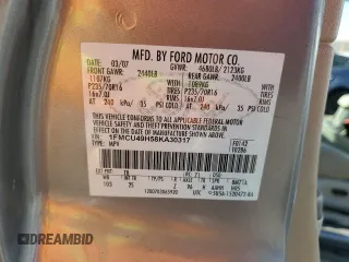 2008 Ford Escape Hybrid with VIN 1FMCU49H58KA30317, listed as a Copart auction lot 65993855 with 113,838 mi miles and Clean title. Bid and sale history available at DreamBid. Image 13.