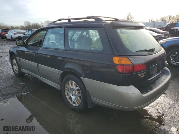 2001 Subaru Legacy Wagon Outback H6 L.L. Bean Edition with VIN 4S3BH806017671374, listed as a Copart auction lot 86381044 with 185,696 mi miles and Clean Title. Bid and sale history available at carsss.com. Image 2.